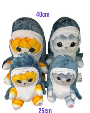 PLUSZOWA MASKOTKA KOTY REKIN 25CM 6792285