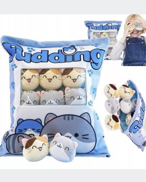 PODUSZKA PUDDING Z MASKOTKAMI KOTKAMI DO RZUCANIA PRZYTULANIA RÓŻNE WZORY 6792295