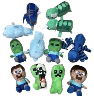 MINECRAFT ZOMBIE PLUSZAK MASKOTKA 6792341