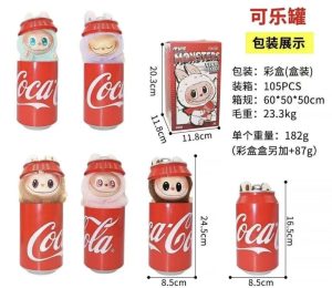 Maskotka labubu coca cola blind box dla dzieci 6792361