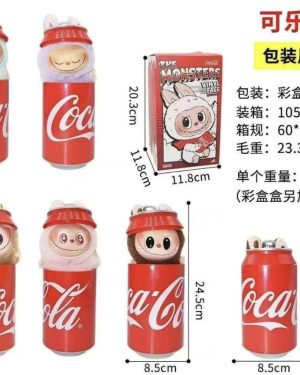 Maskotka labubu coca cola blind box dla dzieci 6792361