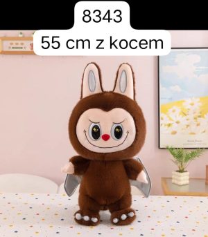 Maskotka labubu z kocem 55 cm. 6792636