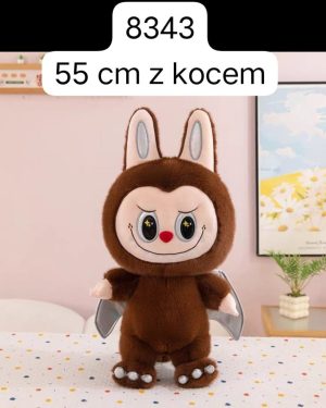 Maskotka labubu z kocem 55 cm. 6792636
