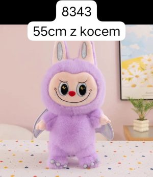 Maskotka labubu z kocem 55 cm. 6792637
