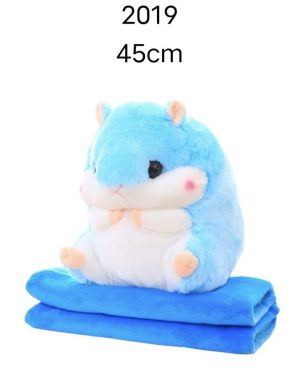 Maskotka chomik z kocem 6792638