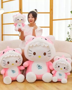 60CM DUŻA MASKOTKA HELLO KITTY KOTEK PLUSZOWA 6792656