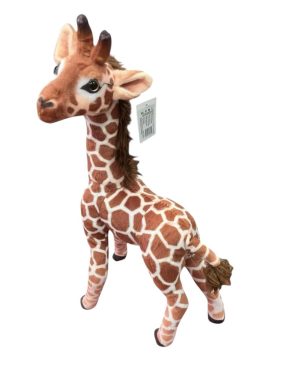 DUŻA REALISTYCZNA MASKOTKA ŻYRAFA SAFARI DO POKOJU DZIECKA BABY SHOWER 55cm 6792690