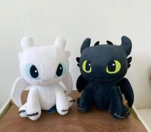 SZCZERBATEK NOCNA FURIASMOK JAK WYTRESOWAĆ SMOKA MASKOTKA PLUSZOWY 30 CM 6792720