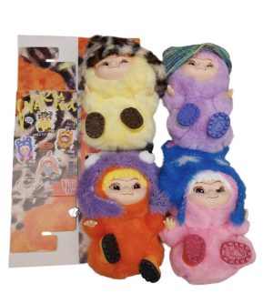 Wakuku Fuzzy Trendy Fun Party Blind Box Cute Wakuku Action Figure Mystery Box Cute Doll Bag Pendant Doll Surprise Gift 6792732