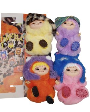 Wakuku Fuzzy Trendy Fun Party Blind Box Cute Wakuku Action Figure Mystery Box Cute Doll Bag Pendant Doll Surprise Gift 6792732