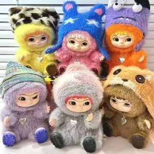 Wakuku Fuzzy Trendy Fun Party Blind Box Cute Wakuku Action Figure Mystery Box Cute Doll Bag Pendant Doll Surprise Gift 6792774