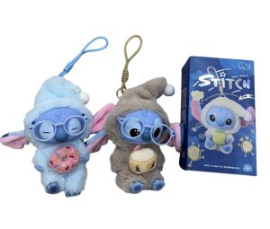 Zabawka pluszak Maskotka brelok LABUBU STITCH Z MUZYKĄ niespodzianka 6792806