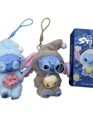 Zabawka pluszak Maskotka brelok LABUBU STITCH Z MUZYKĄ niespodzianka 6792806