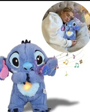 MASKOTKA STITCH MIŚ SZUMIĄCY ODDYCHAJĄCY PRZYTULANKA ODDYCHAJĄCA USPOKAJACZ 6792843