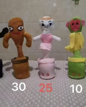 ZABAWKA Bailarin Con Musica Luz Repite Voces Juguete Niños Color Marrón 6792871