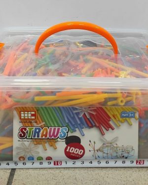 KLOCKI KONSTRUKCYJNE SŁOMKI KREATYWNE 6792938