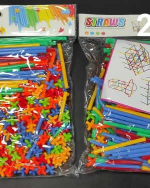 KLOCKI KONSTRUKCYJNE SŁOMKI KREATYWNE 6792939