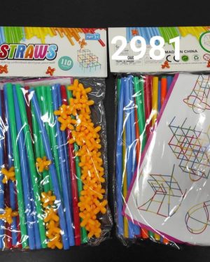 KLOCKI KONSTRUKCYJNE SŁOMKI KREATYWNE 6792940