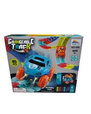 ELASTYCZNY TOR SAMOCHODOWY WYŚCIGOWY 46 ELEMENTY 6793161