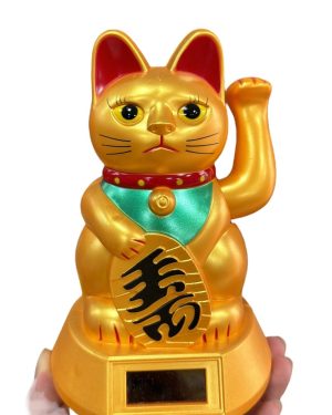 KOTEK SZCZĘŚCIA MANEKI NEKO SOLARNY DEKORACJA 20CM 6793309