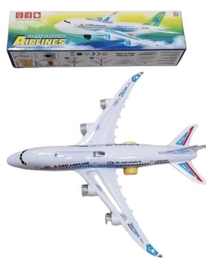 Grający i świecący samolot - Zabawki 6793380