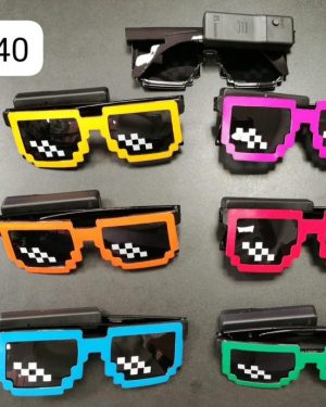 okulary minecraft z świecące na bateria 6793513