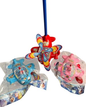 Wesoły Samolot Pchacz Kij Dzwonek 6793646