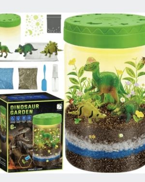 DINOZAURY TERRARIUM OGRÓD W SŁOIKU LAMPKA NOCNA ZESTAW EDUKACYJNY NASIONA 6793735