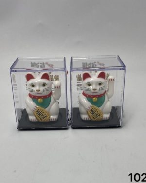 Kot Szczęścia MANEKI NEKO Figurka Solarna 6793785