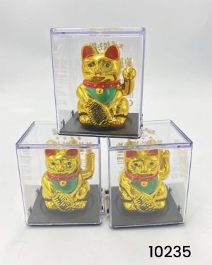 SOLARNY Japoński Kot Maneki-Neko Chiński 6793786