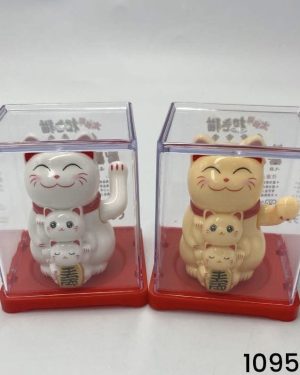 SOLARNY Japoński Kot Maneki-Neko Chiński 6793789