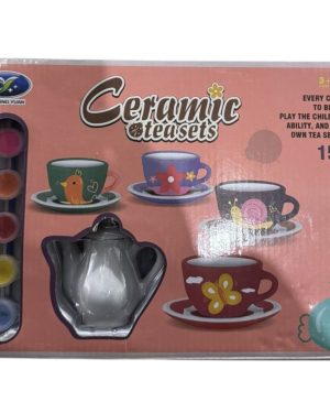 Porcelana dla Dzieci do Malowania – Filiżanki i Talerzyki + Farby 6793830