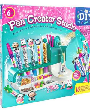 FABRYKA DŁUGOPISÓW ZESTAW KREATYWNY ART DIY DŁUGOPIS BROKATY DLA DZIECI 6793846