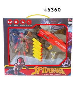 ZESTAW PISTOLET Z FIGURKĄ SPIDER MAN 6794413