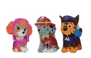 ZABAWKA DREWNIANA PUZZLE PSI PATROL 6795536