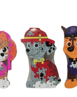 ZABAWKA DREWNIANA PUZZLE PSI PATROL 6795536