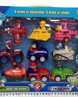 ZESTAW 9SZT AUTKA PSI PATROL 6795554