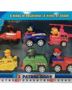 ZESTAW 6SZT AUTKA PSI PATROL 6795555