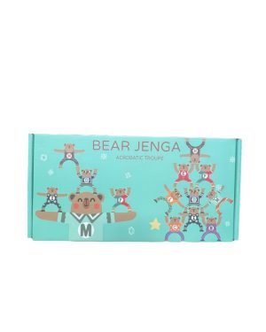 ZABAWKA DREWNO BEAR JENGA 6796014