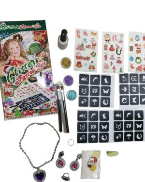 ZESTAW TATUAZ DO MALOWANIE MERRY CHRISTMAS 6796126