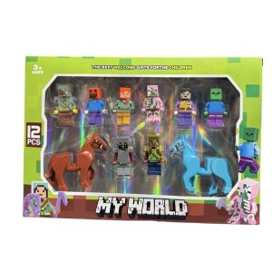 Klocki figurki minecraft 8769930