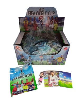 ZABAWKA Saszetki FIGURKI + 3 karty pilka 2026 fifa world cup 8769932