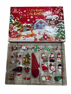 KALENDARZ ADWENTOWY BRELOCZKI OZDOBY CHOINKOWE 2441327