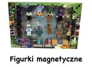 ZESTAW Figurki MAGNRTYCZNE  Minecraft 8372667