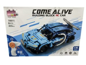 ZESTAW KLOCKÓW SAMOCHÓD RC STEROWANY PILOTEM 433 ELEMENTY IDEALNY PREZENT 8558821