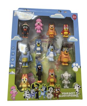 Figurki z bajki Bingo I Bluey duży zestaw 8558837