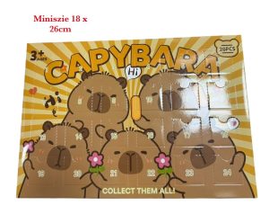 MINI KAPIBARA Kalendarz Adwentowy 24 Figurki - Prezent Świąteczny dla Dziecka 8558840