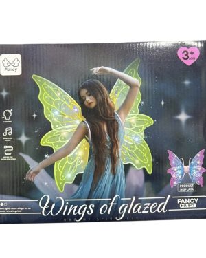 ŚWIECĄCE LED RUCHOME SKRZYDŁA DLA MOTYLKA_ ELFA_ WRÓŻKI BAJKOWE SKRZYDEŁKA 8558846