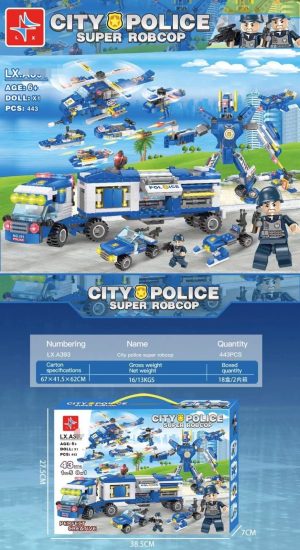 Klocki City Police Super Robcop 443PCS 1147590