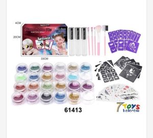 Zabawki Tatoos  Glitters Kit 2608658